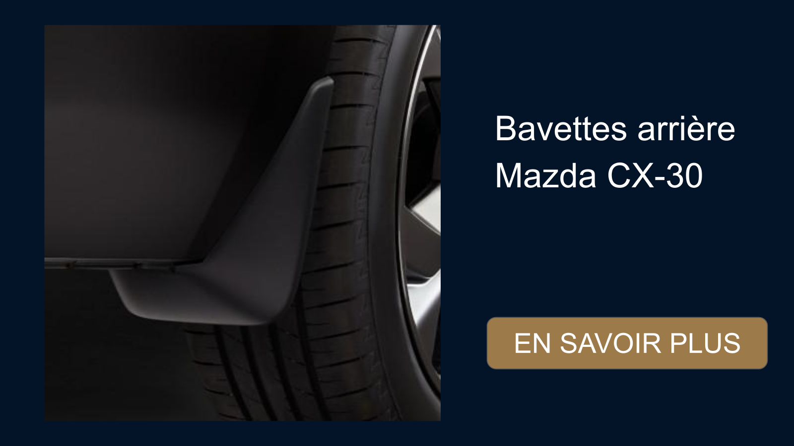 bavette arrière mazda